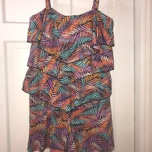 Cute Patterned One Piece Swim Suit